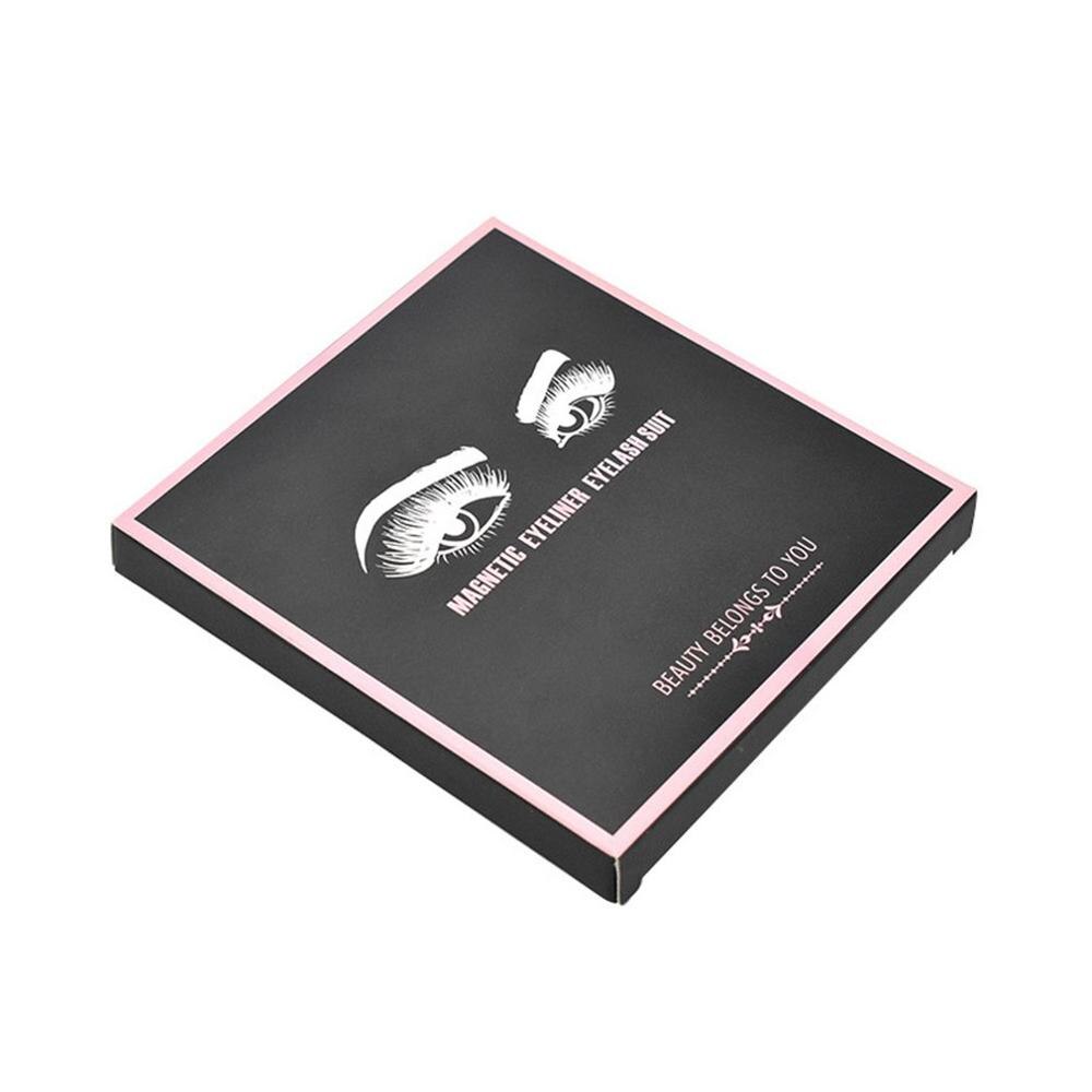 Magnetic False Eyelashes Set for Easy Glue-Free Glam