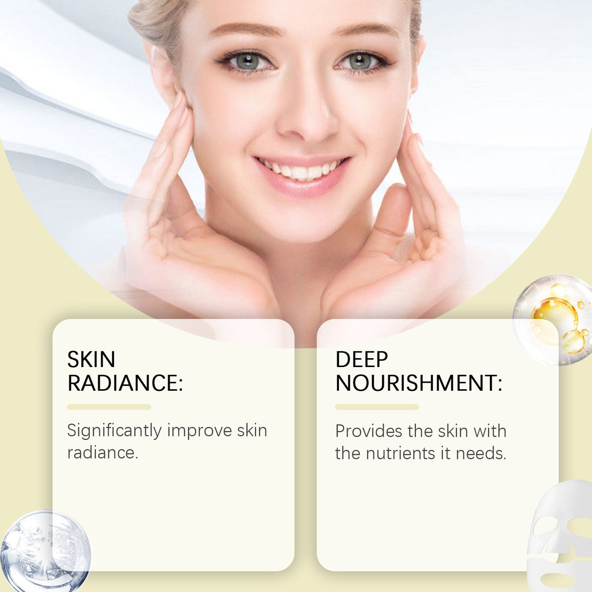 Collagen & Vitamin C Face Mask – Instant Brightening