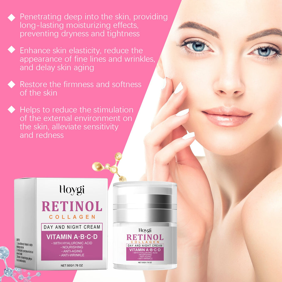 Retinol Collagen Cream for Hydrated, Smoother Skin