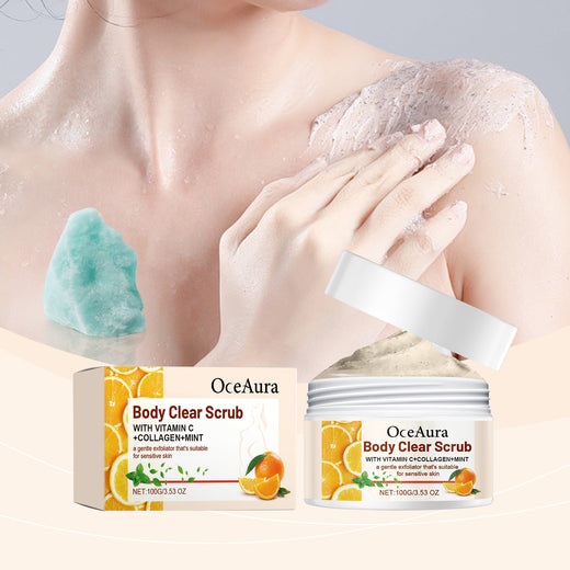 Orange Vitamin C Body Scrub for Sensitive Skin