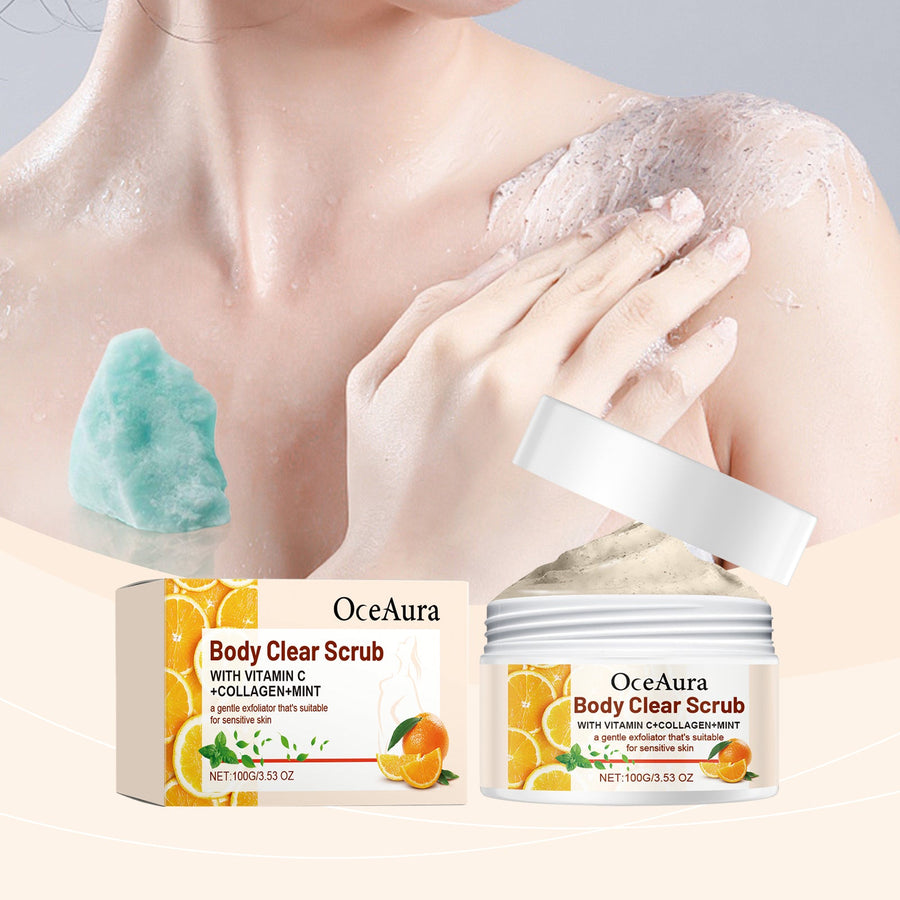 Orange Vitamin C Body Scrub for Sensitive Skin