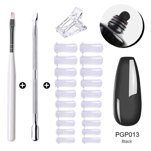 Gel Nail Extension Kit — Salon-Quality Cured Gel and Tips
