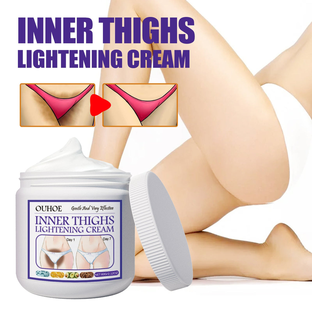 Thigh Lightening Cream — Visible Brightening in 7 Days