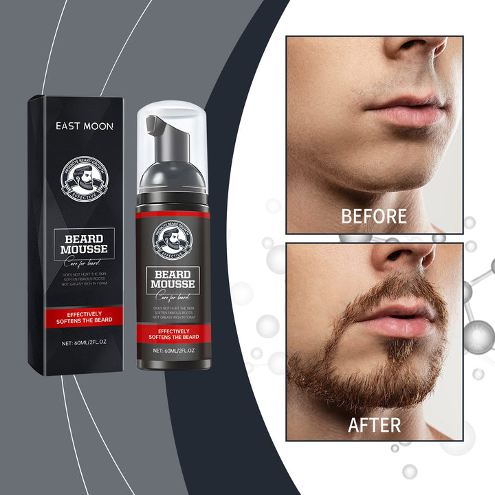 Beard Mousse Cleanser — Softens & Manages Coarse Hair – 60ml