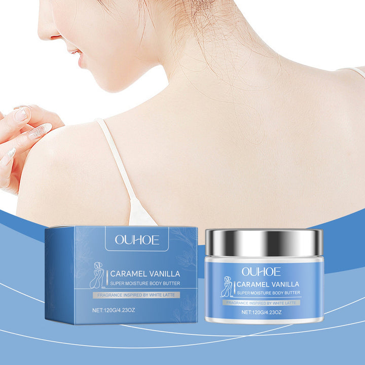 Caramel Vanilla Body Butter for Dry, Dull Skin