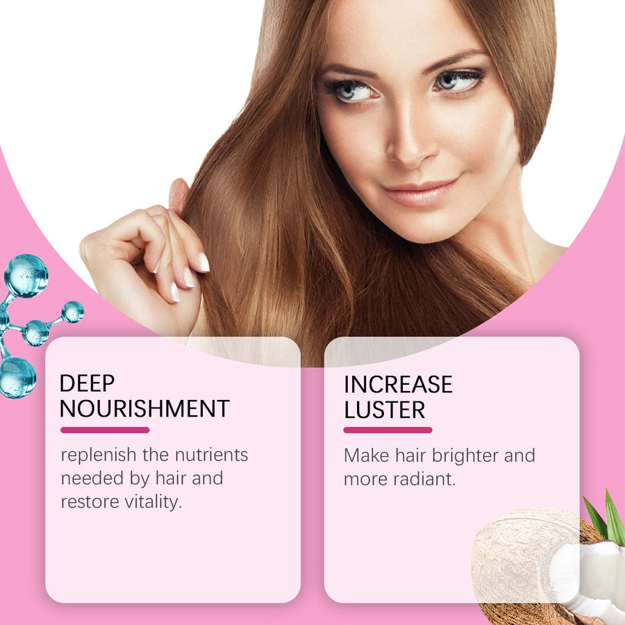 Glycolic Hair Mask for Dry, Rough Hair and Glossy Shine