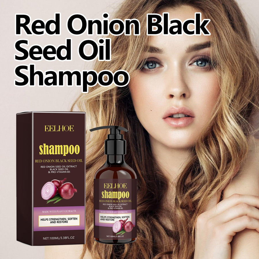 Red Onion Shampoo for Oil Control and Smooth Hair