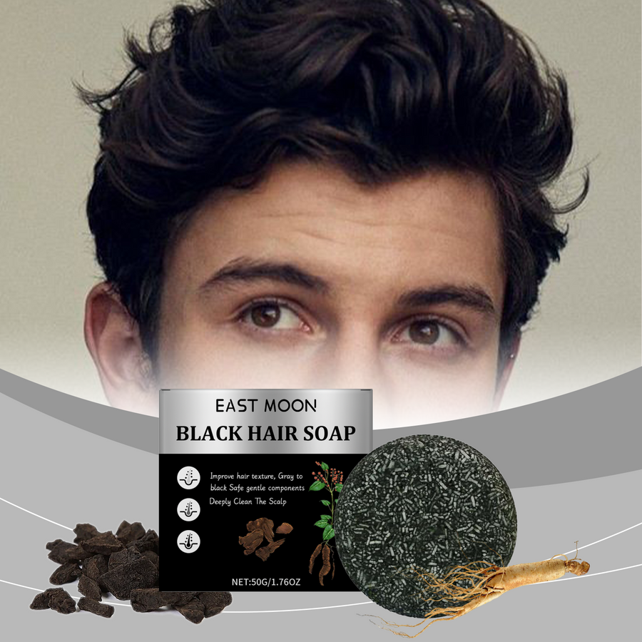 Bamboo Charcoal Hair Soap for Deep Scalp Cleansing