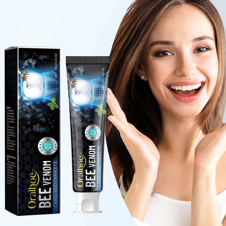Bee Venom Whitening Toothpaste — Deep Stain Removal & Fresh