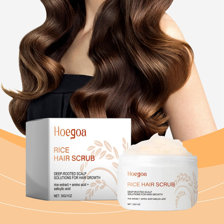 Rice Scalp Scrub for Oily, Buildup-Prone Hair Care