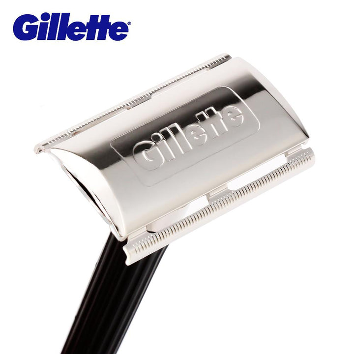 Gillette Super Blue Safety Razor — Stainless Steel Double