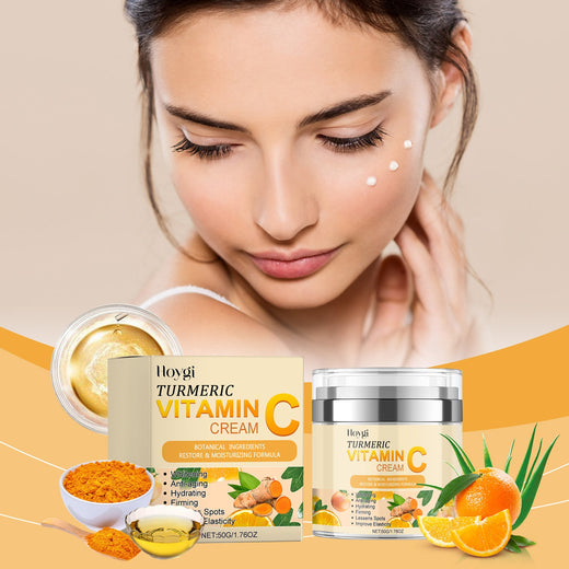 Turmeric Vitamin C Cream for Dark Spots & Uneven Tone