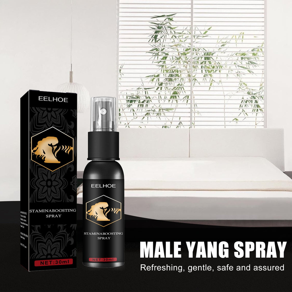 Men's Body Massage Oil Spray for Skin & Confidence