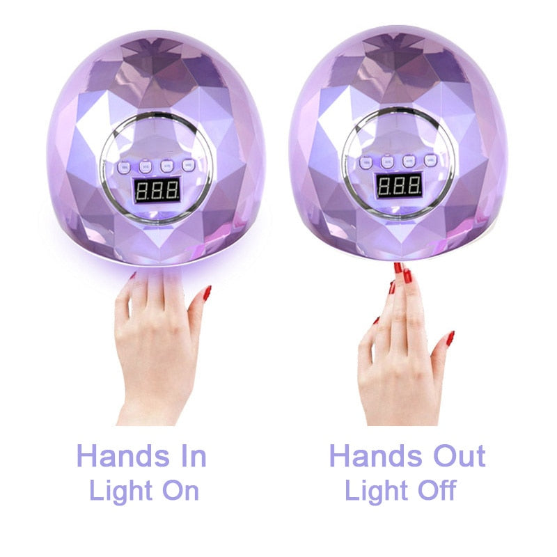 86W UV LED Nail Lamp — Professional Gel Curing in 10 Seconds