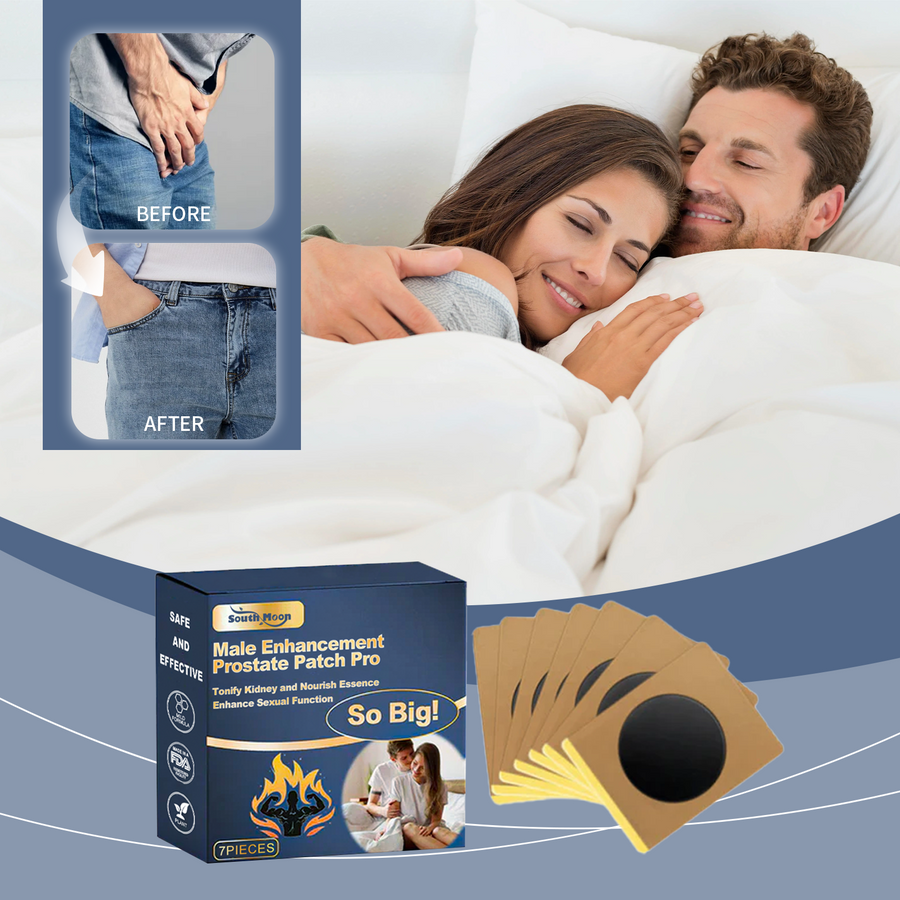 Prostate Support Patches — Herbal Transdermal for Male