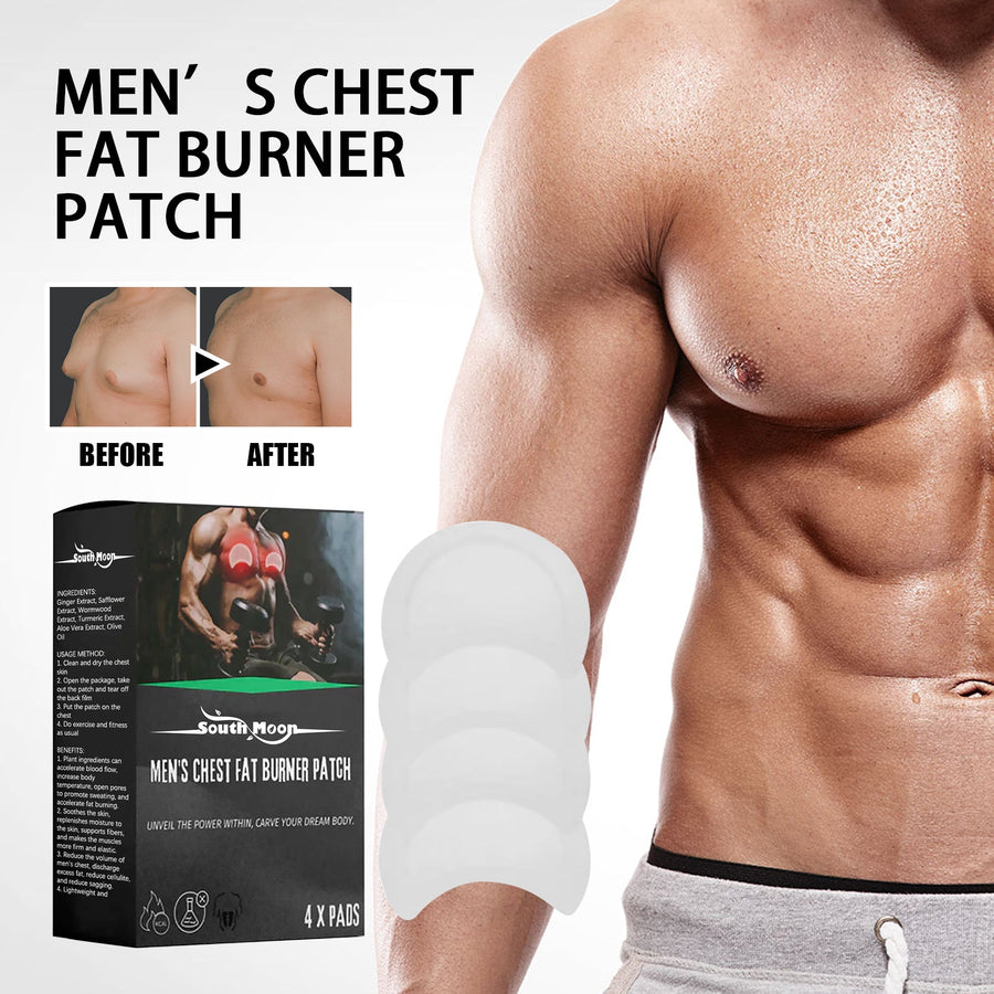 Men's Chest Fat Burner Patch — Firmer Definition in Weeks