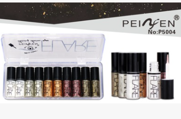 Glitter Eyeliner Set – 12 Shades for Sparkling Eyes