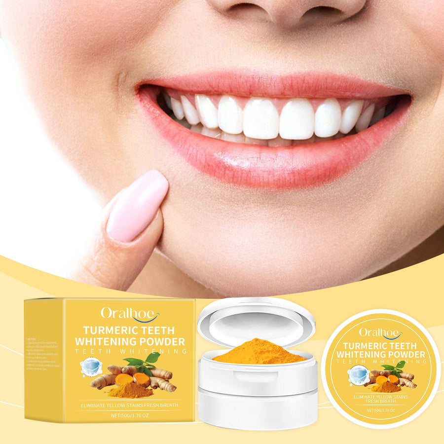 Turmeric Tooth Powder — Whiter Teeth, Healthier Gums Naturally