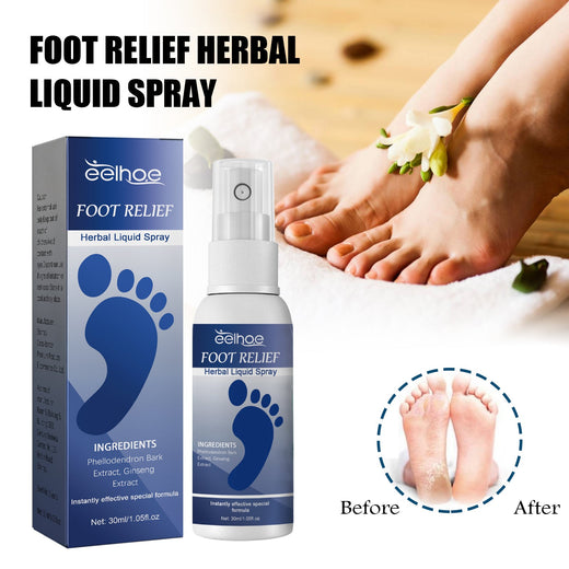 Foot Relief Herbal Spray — Soothe Itching, Cracking &