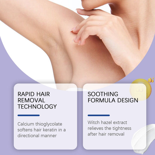 Body Hair Removal Cream for Sensitive Skin, No Razor