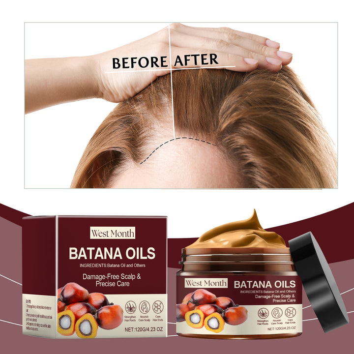 Batana Hair Mask for Dry, Frizzy Hair, Smooth Shine