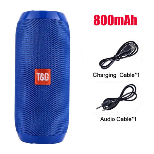 Portable Bluetooth Speaker – 3D Stereo Sound & 800mAh Battery