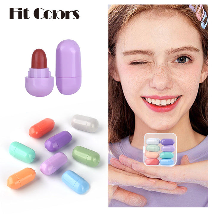 Mini Matte Lipstick Set: 8 Color Travel Collection