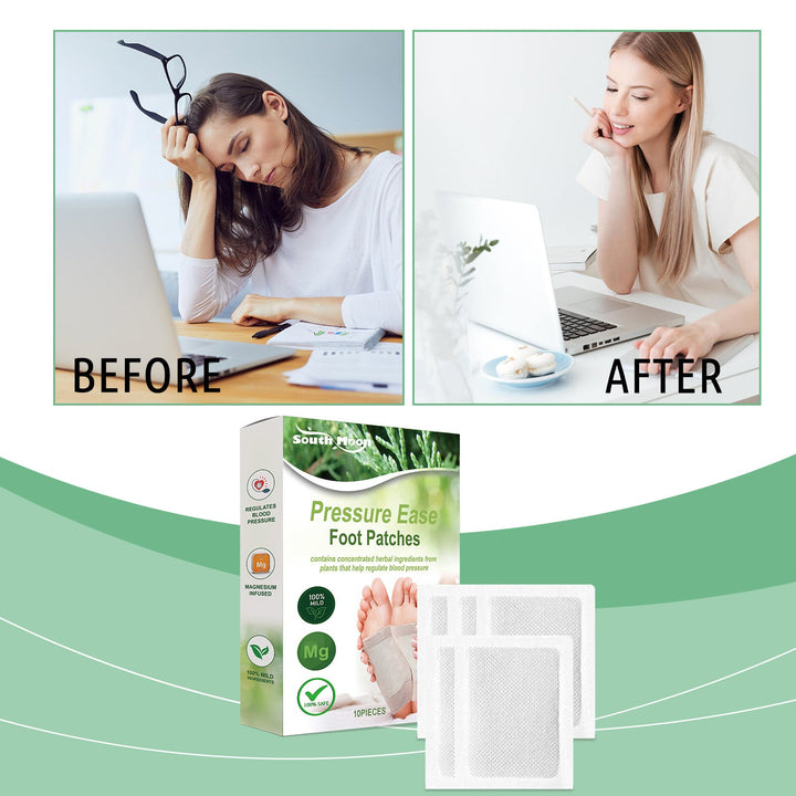 Herbal Foot Patches for Nightly Relief & Comfort