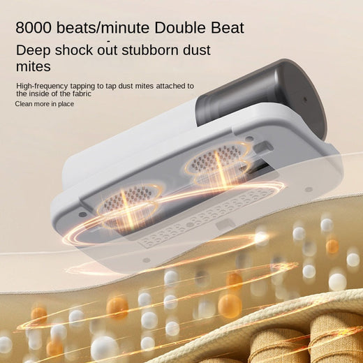 Cordless Dust Mite Vacuum — UV Sterilization & 8000 bpm