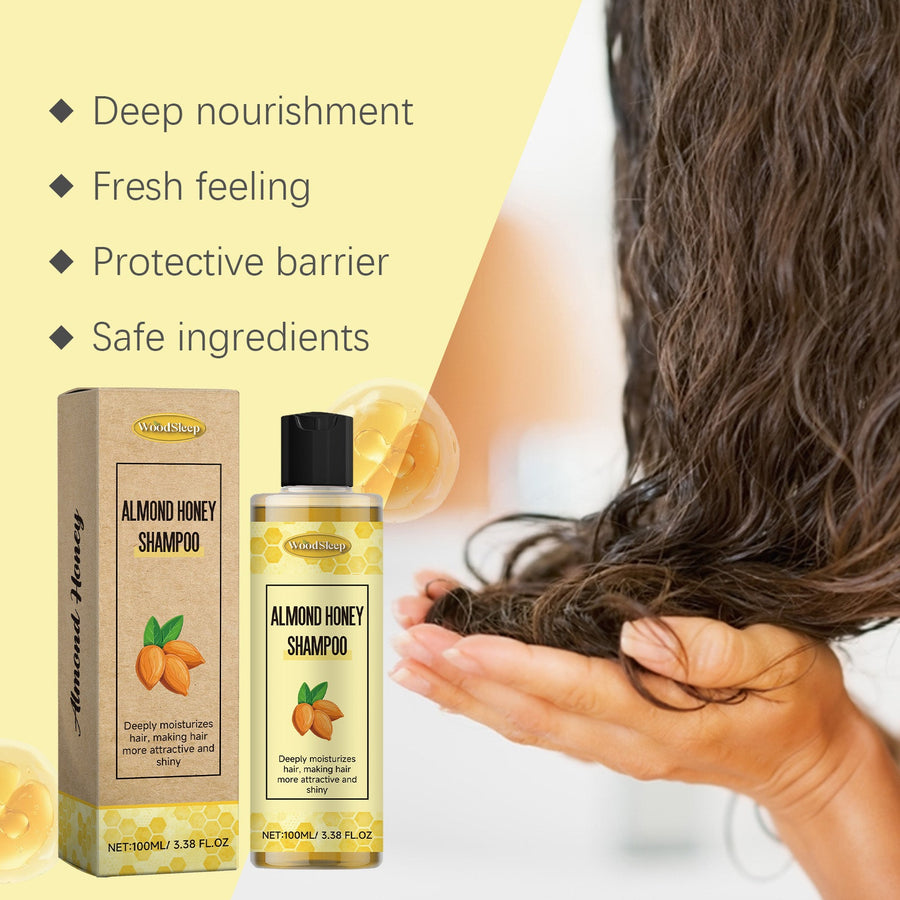 WoodSleep Almond Honey Shampoo for Softer, Shinier Hair