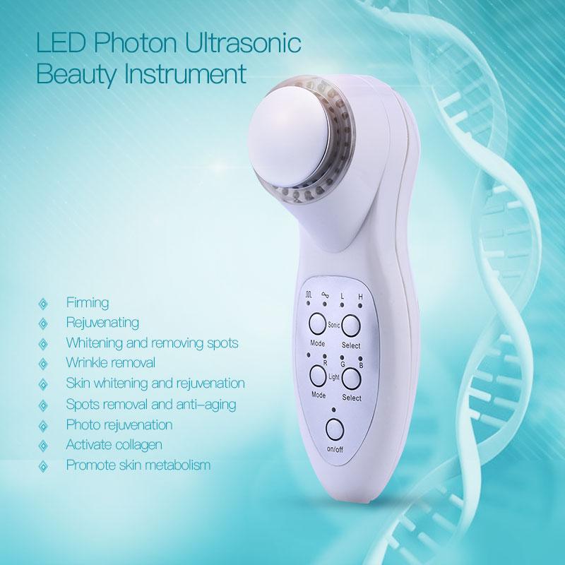 LED Facial Massager for At-Home Skin Rejuvenation Care