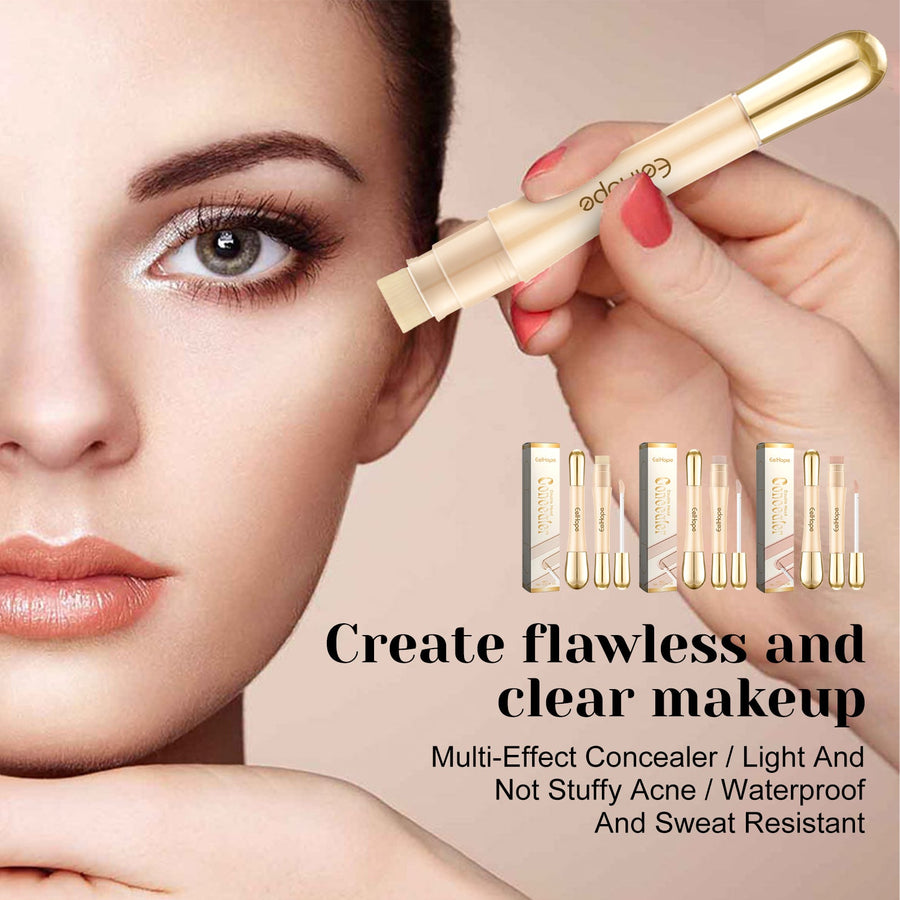 Double Head Concealer for Brightening, Even Coverage