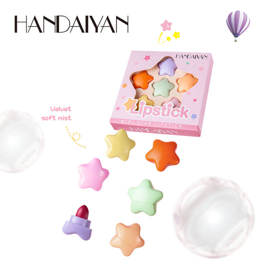 Mini Lipstick Set: Six Portable Playful Lip Colors