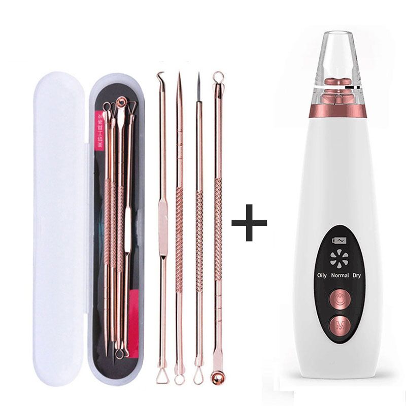 Blackhead Remover Pore Vacuum — 6 Heads, 3 Modes, Clear Skin