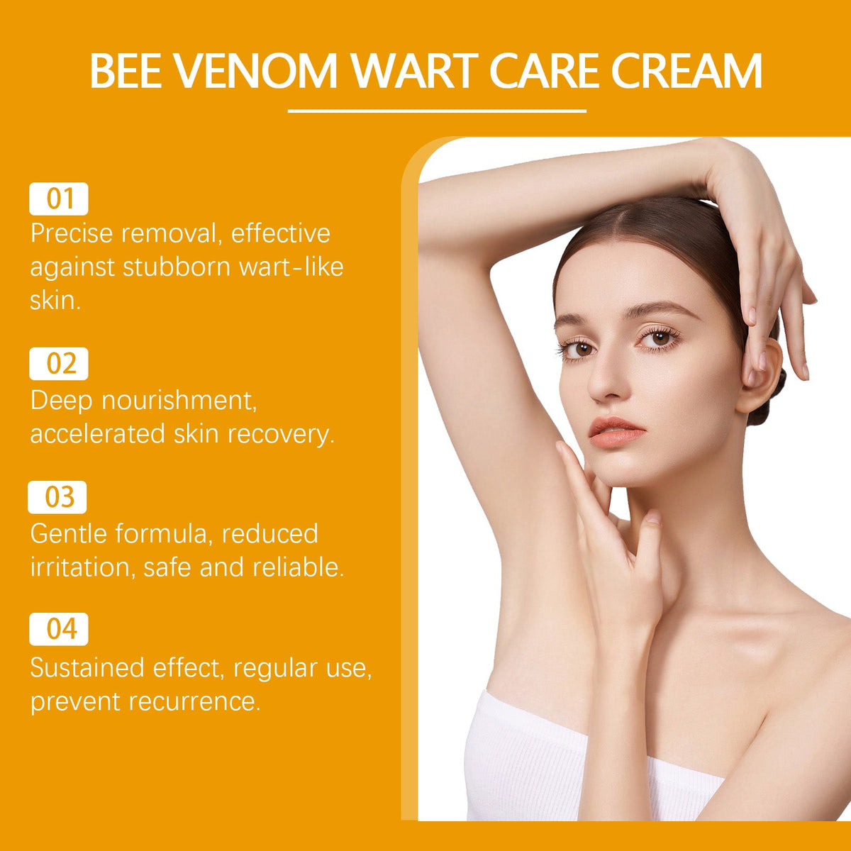 Bee Venom Cream for Skin Spots, Moles & Warts Care