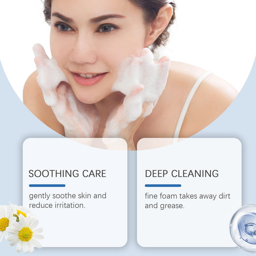 Hyaluronic Acid Foaming Cleanser for Soothed Skin