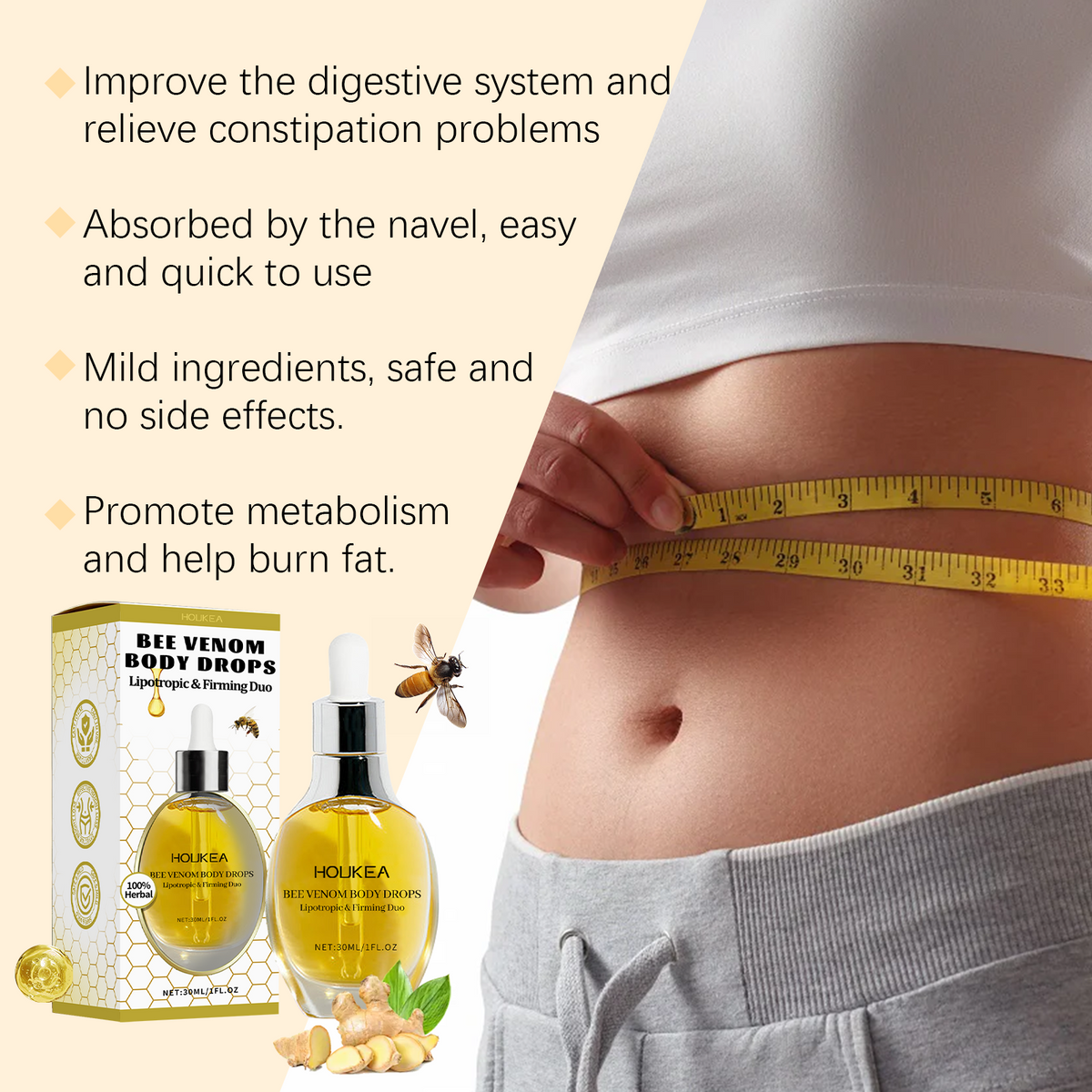 Bee Venom Body Essence for Firming and Fat Loss