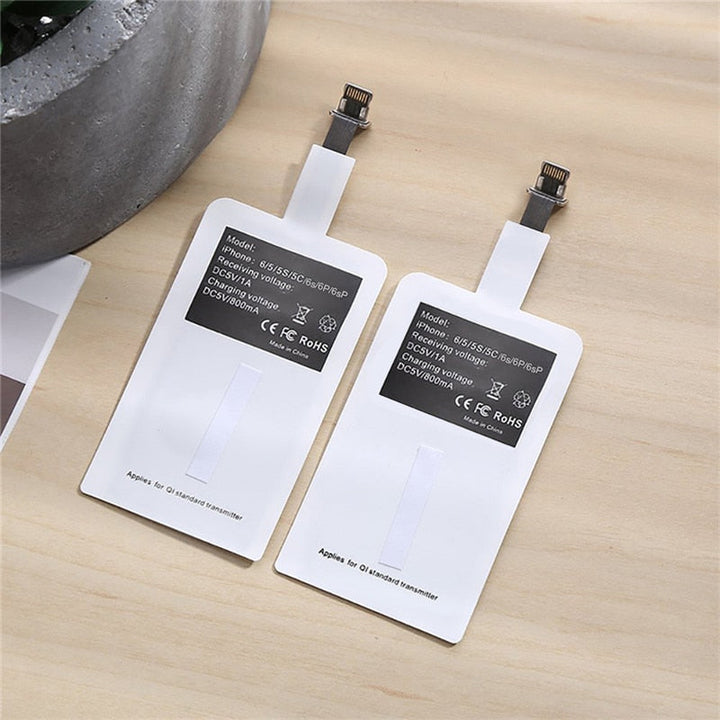 Qi Wireless Charger Receiver — Upgrade Any Phone
