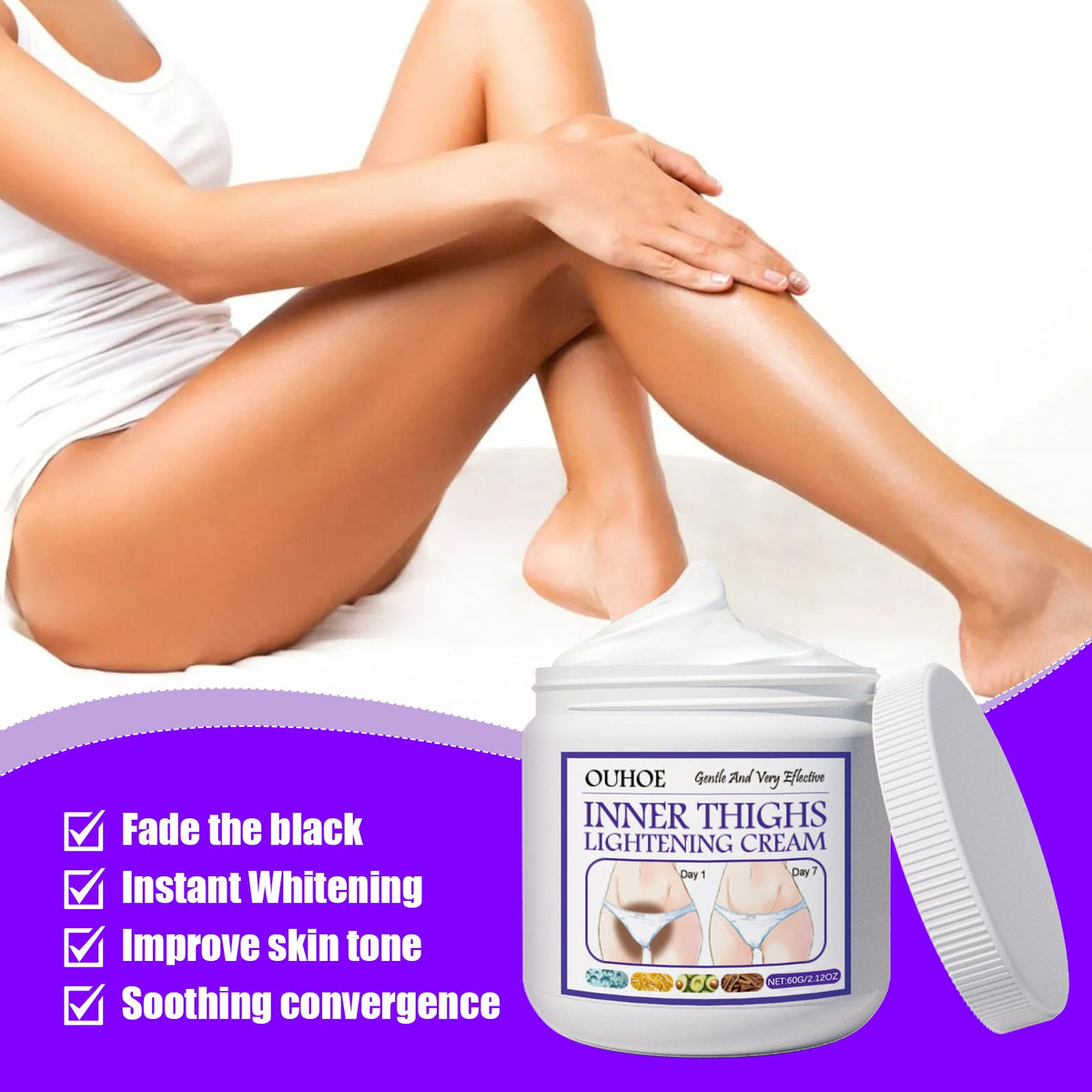 Thigh Lightening Cream — Visible Brightening in 7 Days