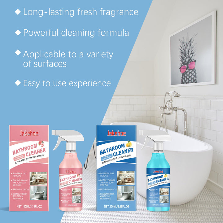 Jakehoe Bathroom Cleaner — 99.9% Clean, Gentle Spray