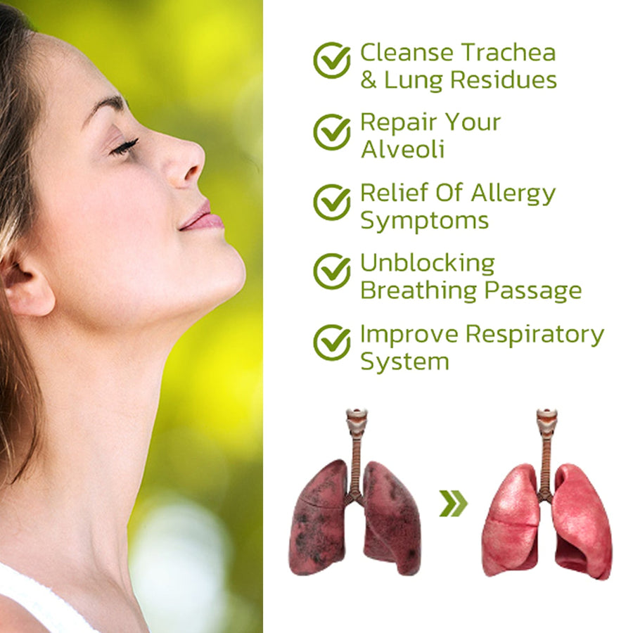 Herbal Lung Cleansing Spray — Clear Trachea & Lung Residues