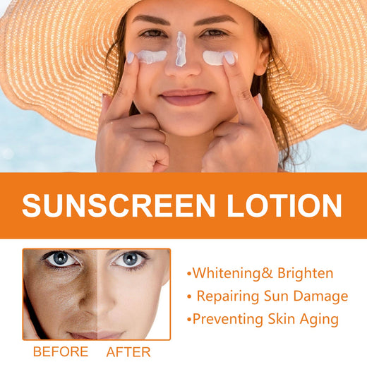 SPF 50+ Sunscreen Lotion — Hydrating, Non-Greasy UV Protection