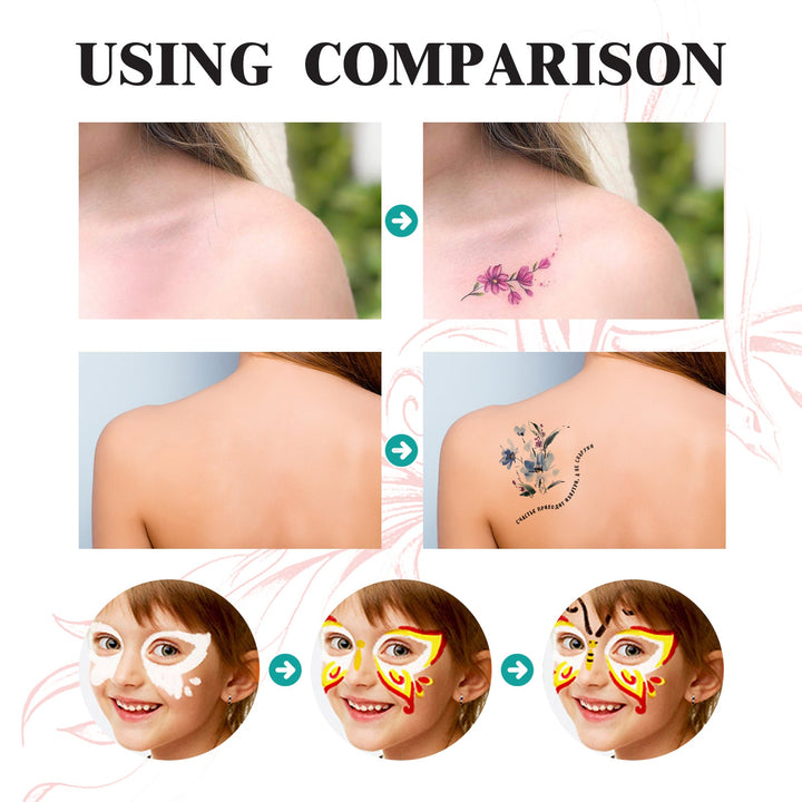 Temporary Tattoo Pens for Colorful Washable Body Art