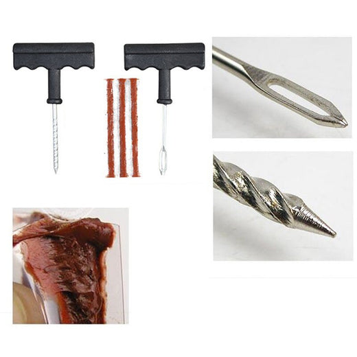 Tubeless Tire Repair Kit — Fast Puncture Plug for Car,