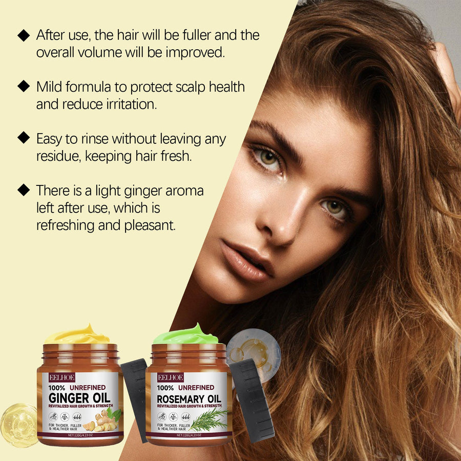 Ginger Hair Conditioner for Smoother, Fuller-Looking Hair