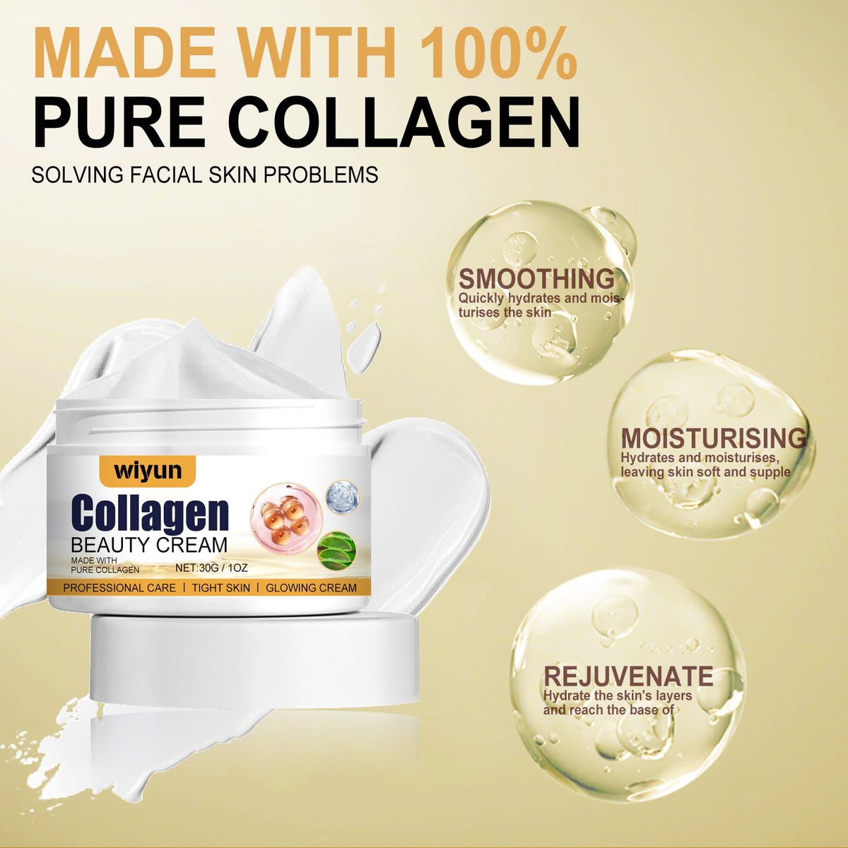 Collagen Firming Cream for Visibly Tighter, Glowing Skin