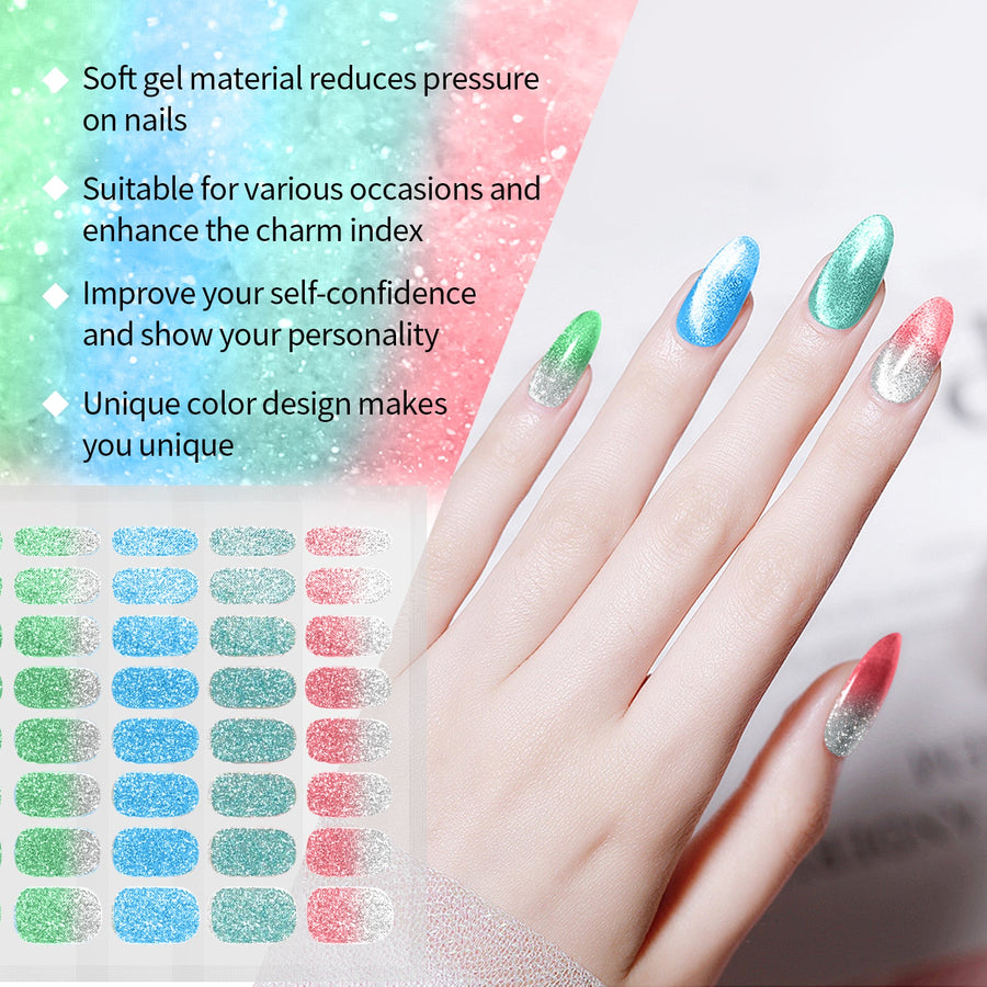 Soft Gel Nail Stickers - Salon Gel Nails In Minutes
