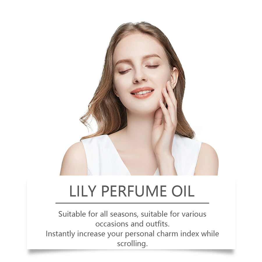 Lily Perfume Oil Roll-On for Fresh, Portable Everyday Scent