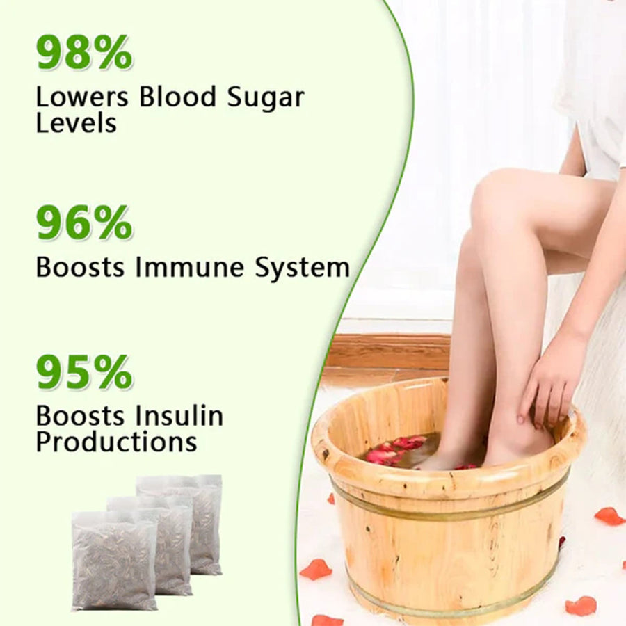 Herbal Foot Soak Kit with Mugwort Ginger for Tired Feet