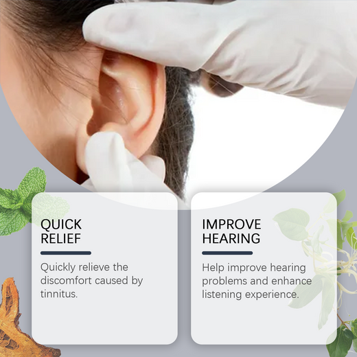 Tinnitus Relief Cream, Daily Gentle Ear Cleansing Care Nouri